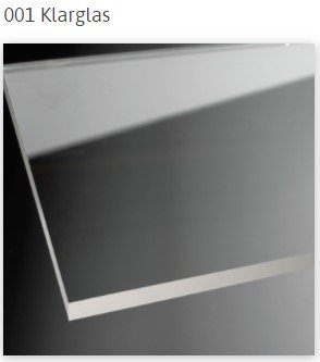 BREUER - ELANA 2.0 Nichedr - Guld/Messing profiler - Klart Glas - Flere strrelser