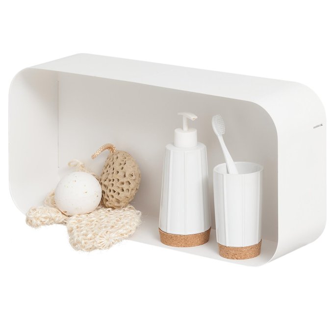 Brix - Vgkasse 50 cm - Sort eller Hvid