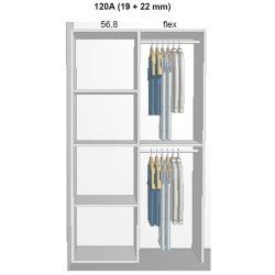 Garderobe indretning - max 120 cm