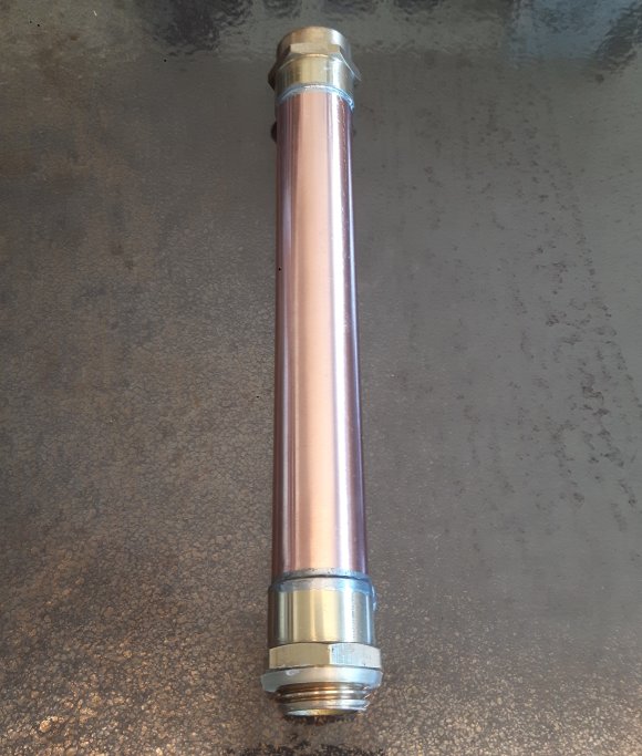 Forl�ngerr�r til Excel udend�rsbruser kobber