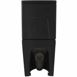 Studio gulvtoilet m. cisterne - Inkl. Slim toiletsde m. soft close - Mat Sort