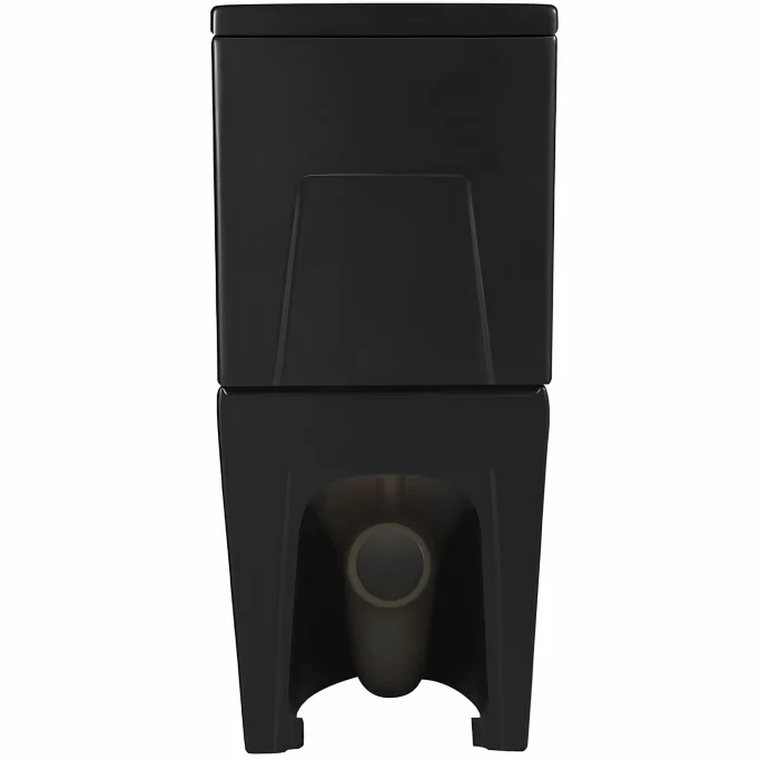 Studio gulvtoilet m. cisterne - Inkl. Slim toiletsde m. soft close - Mat Sort