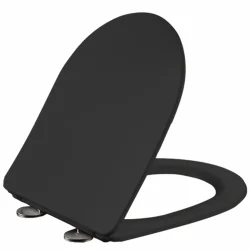 Studio gulvtoilet m. cisterne - Inkl. Slim toiletsde m. soft close - Mat Sort