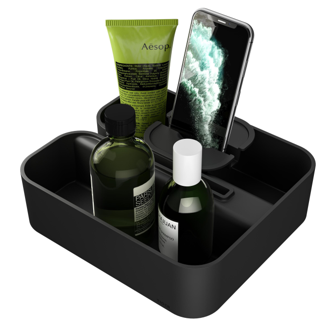 Store Clip On - Hylde til brusevg m. 2 rum - Sort eller Hvid