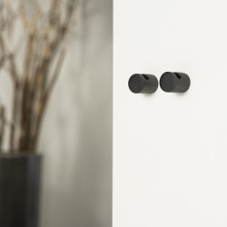 Bold -  lille hndklde krog - Sort - 2 pak.