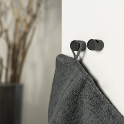 Bold -  lille hndklde krog - Sort - 2 pak.