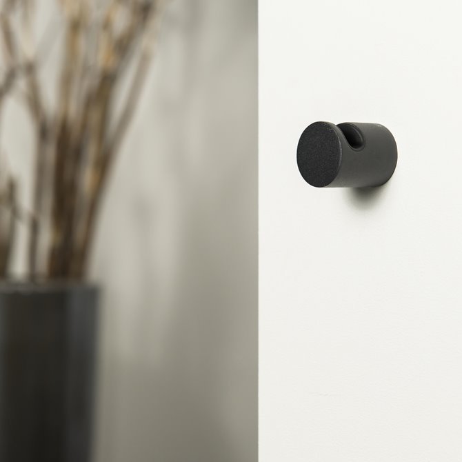 Bold -  stor hndklde krog - Sort - 1 stk.