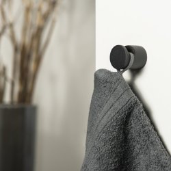 Bold -  stor hndklde krog - Sort - 1 stk.