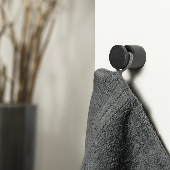 Bold -  stor hndklde krog - Sort - 1 stk.