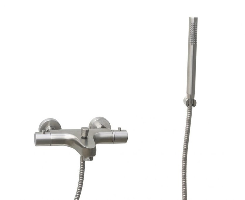 Badekararmatur - Casse - Brstet Krom