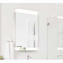 Curva Back Light LED spejl - Sort eller Hvid