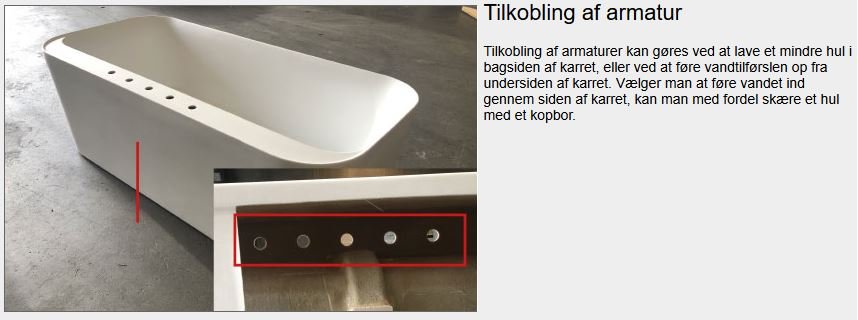 Drej 170 cm fritstende badekar - mat hvid - med krom armatur