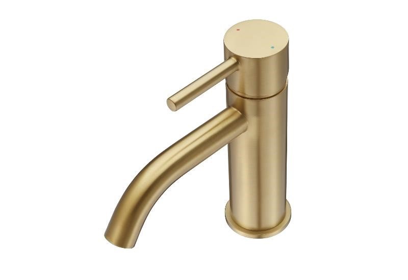 Vivaldi - Hndvaskarmatur - inkl. bundventil - Brstet Messing