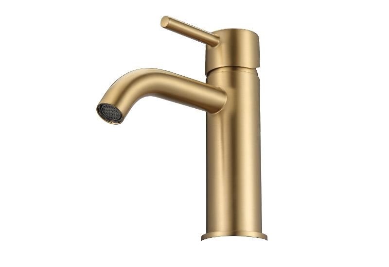 Vivaldi - Hndvaskarmatur - inkl. bundventil - Brstet Messing