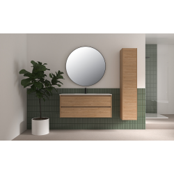 Proline 100 cm - Badmbel m. skuffer - Inkl. porceln vask - Ideal Eg