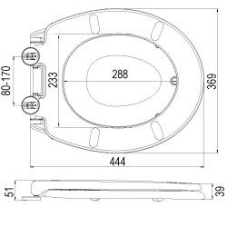 Junior toiletsde - Voksen og brnesde - Universal