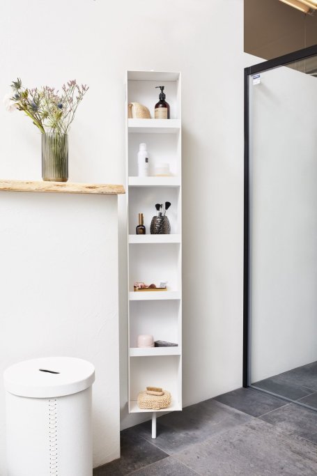 Casse Drejekab med spejlfront - Hvid eller Sort