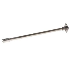 Firkantet loftbeslag til 8 mm glas