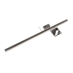 Firkantet loftbeslag til 8 mm glas