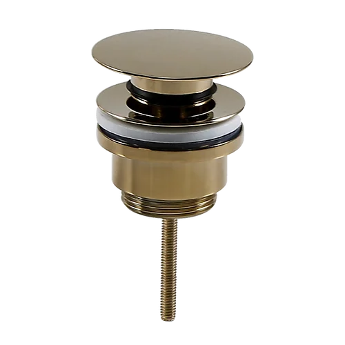 Pop-up ventil - Flad top - Universal - Blank PVD Messing 