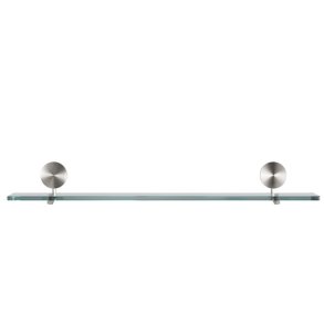 Geesa Opal  - Glashylde  60 cm - Brushed Stainless Steel