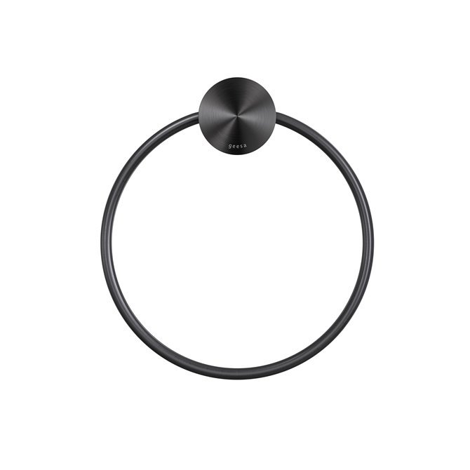 Geesa Opal  - Hndkldering - Brushed Metal Black