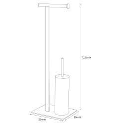 Brix- Toiletpapir / WC Brste holder - Hvid