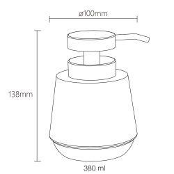Mood Grn - Sbedispenser - glas