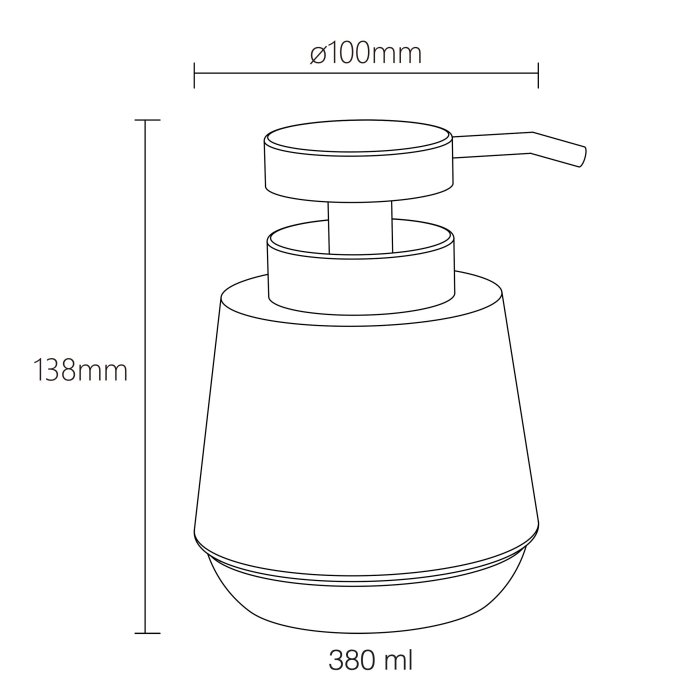 Mood Grn - Sbedispenser - glas