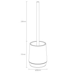 Mood Grn - Toiletbrste - glas