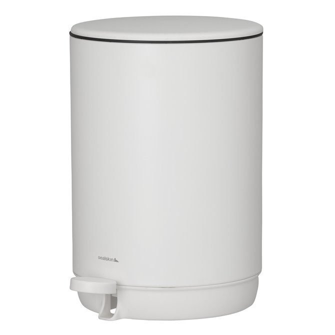 Mind Pedalspand -Sealskin - 5 liter - Mat hvid