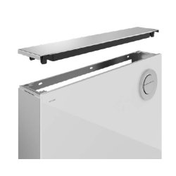 AQUA INTEGRA - Fritstende Cisterne m. glasfront - SORT