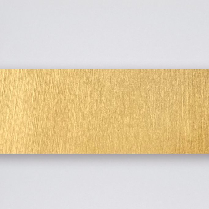 BREUER - ELANA 2.0  - Nichedr m. fast panel - Guld/Messing profiler - Klart Glas - Flere strrelser