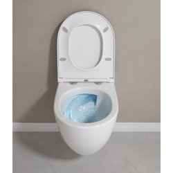 Zen Pro rimless - Vghngt toilet  - Hvid porceln - Euro White glasur - Inkl. sde