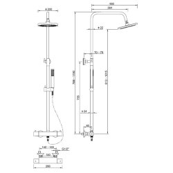 Caral Brusest - Krom eller Sort- OUTLET