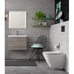 City rimless - Vghngt toilet  - Hvid porceln - Euro White glasur - Inkl. sde