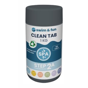 Spa Clean Tab 5g. - 1 kg - til Justering af pH-v�rdi