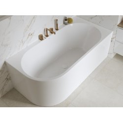 Crea Corner - back to wall -fritstende badekar - 3 strrelser