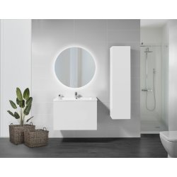 Daria 2 - Rundt spejl med LED Backlight og antidug - 3 strrelser