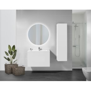 Daria 2 - Rundt spejl med LED Backlight og antidug - 3 strrelser