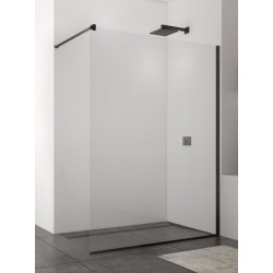 Lux 8 mm brusevg - Sort - Klart Glas - Nanobehandlet - OUTLET