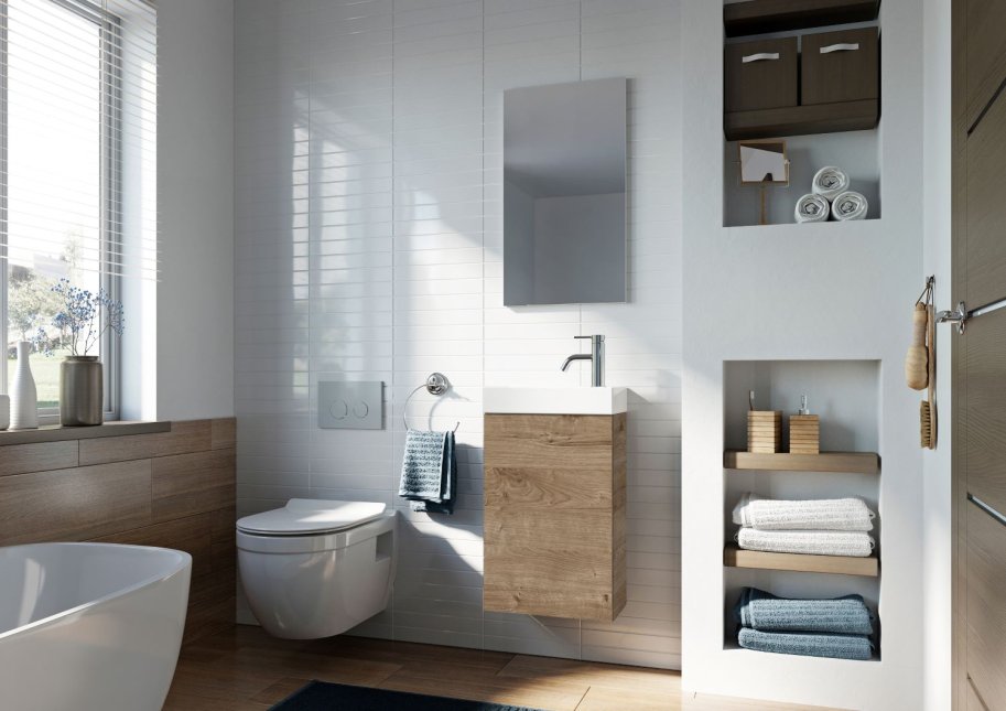 Elba - 40 cm Mbelst - 1 lge - 22 cm dyb - Eg