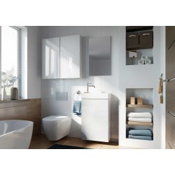 Elba - 40 cm Mbelst - 1 lge - 22 cm dyb - Blank Hvid