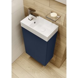 Elba - 40 cm Mbelst - 1 lge - 22 cm dyb - Mat Marinebl