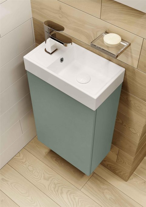 Elba - 40 cm Mbelst - 1 lge - 22 cm dyb - Fjordgrn