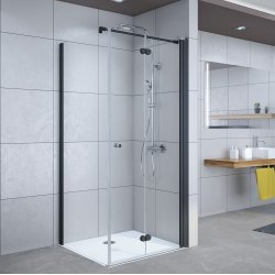 BREUER - BLACK EDITION - Komfort Brusehjrne - Foldedr med fast vg