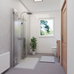 BREUER - Elana Komfort U-kabine - 6 delt - Efter m�l