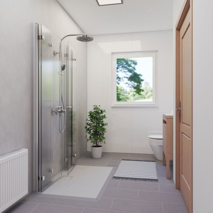 BREUER - Elana Komfort U-kabine - 6 delt - Efter m�l