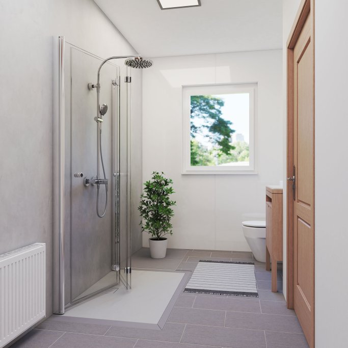 BREUER - Elana Komfort U-kabine - 4 delt - Efter m�l