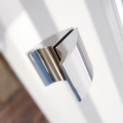 BREUER - Espira U-kabine - D�r med fast panel